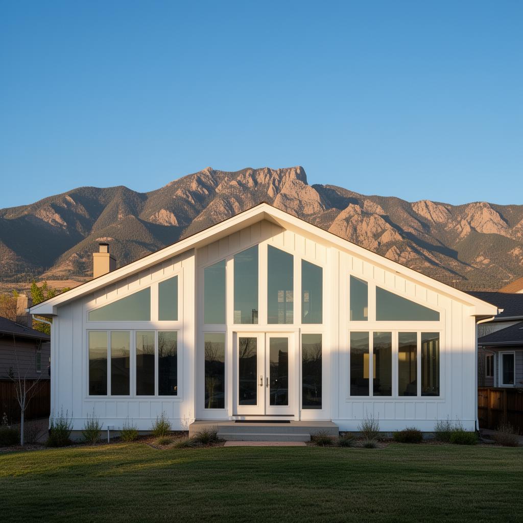 Clean Colorado home with sparkling windows